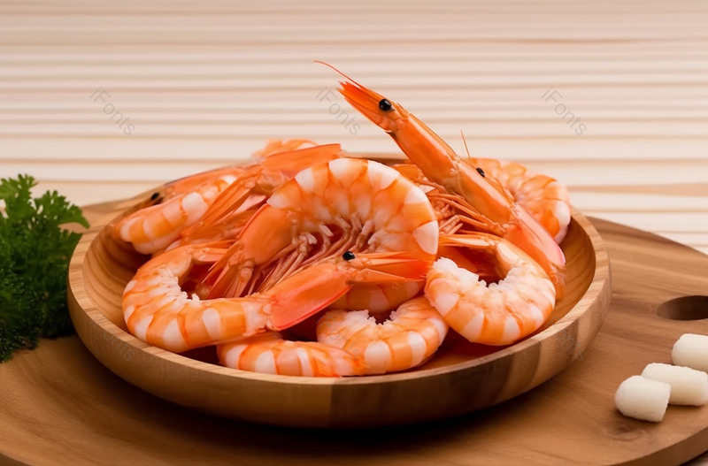桌子上盘子里的白灼虾美食,高清,摄影图,摄影图片,图片大全,摄影图免费下载